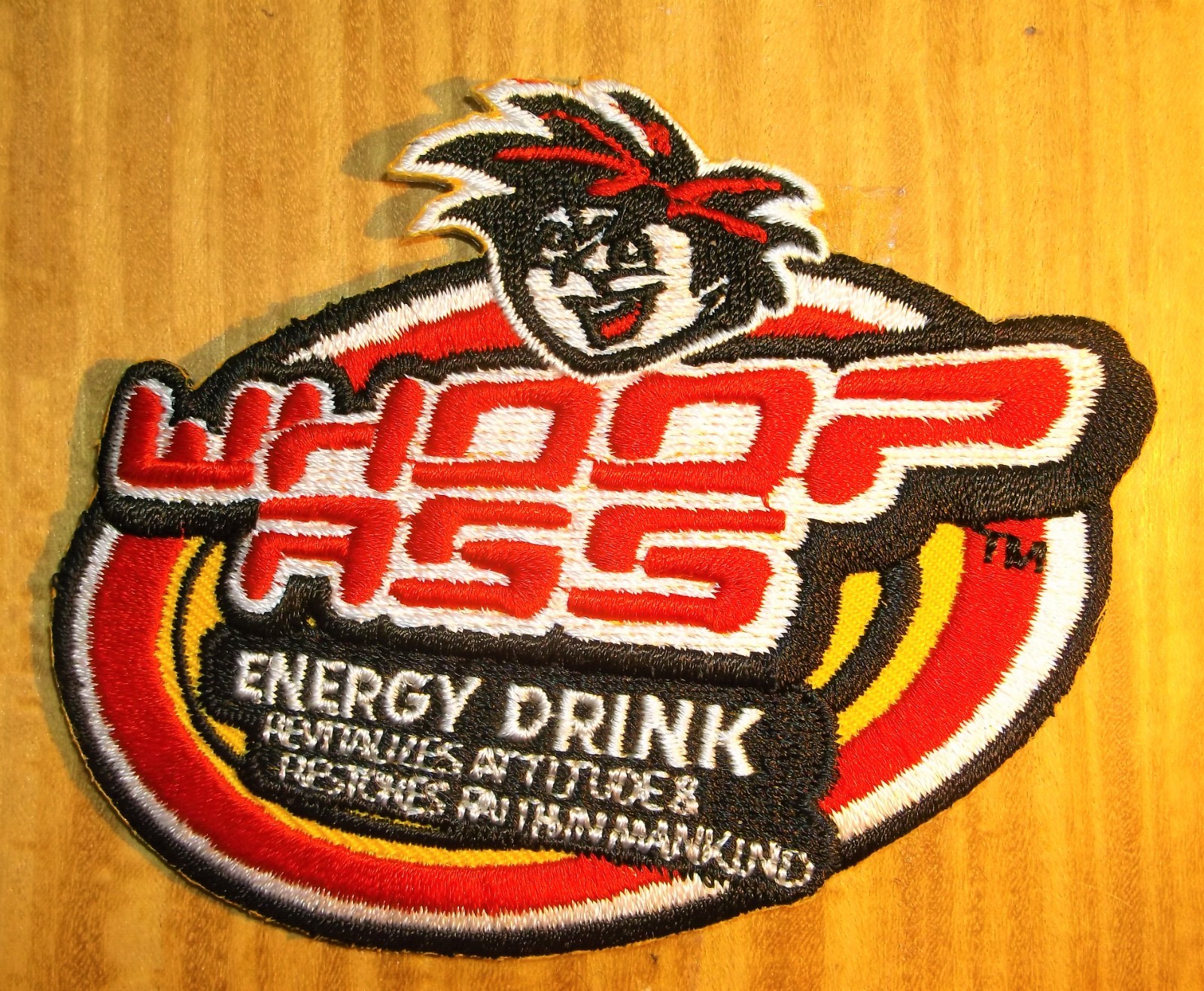 GEMSCO NOS Vintage Patch - Jones Soda Co - WHOOP ASS ENERGY DRINK - CANADA