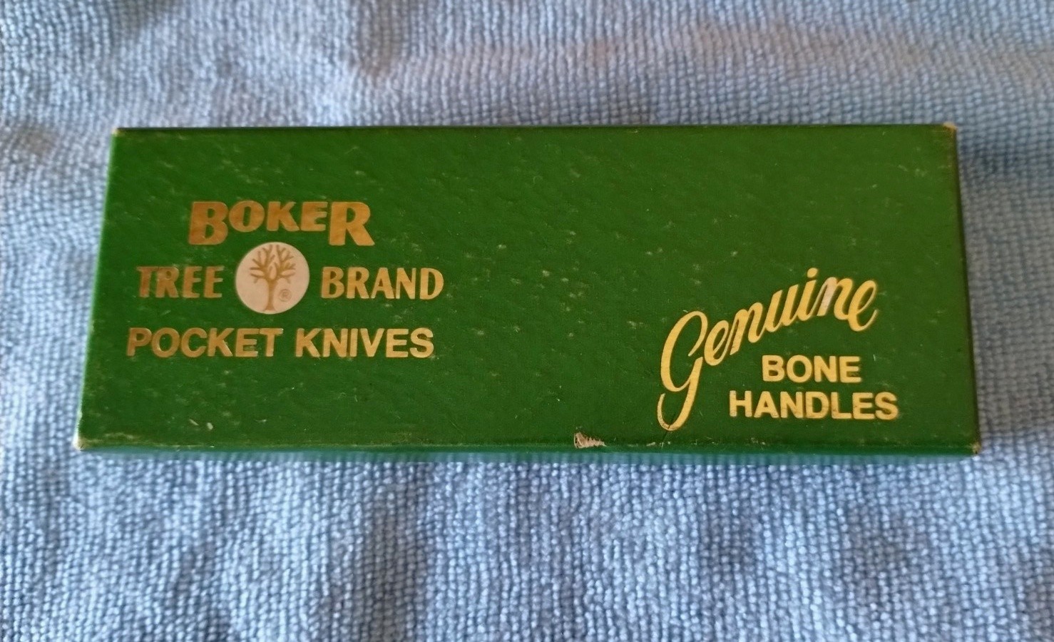 Early BOKER TREE BRAND M#240B LTD. ED. Brown Jig Bone Half Whittler #1630 MIOB
