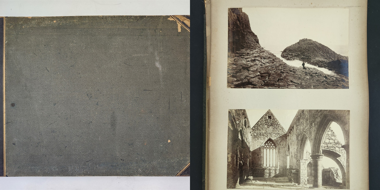 1800s antique EUROPE travel PHOTOGRAPH ALBUM albumen 77 photos