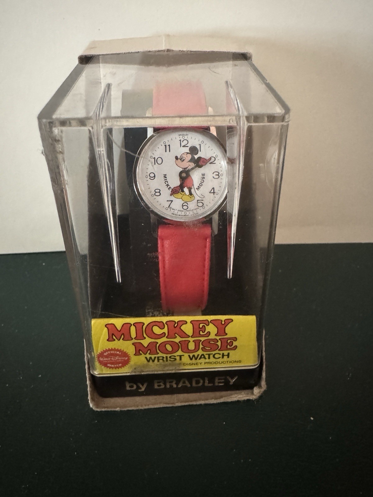 Vintage Bradley Mickey Mouse Watch Animated Hands