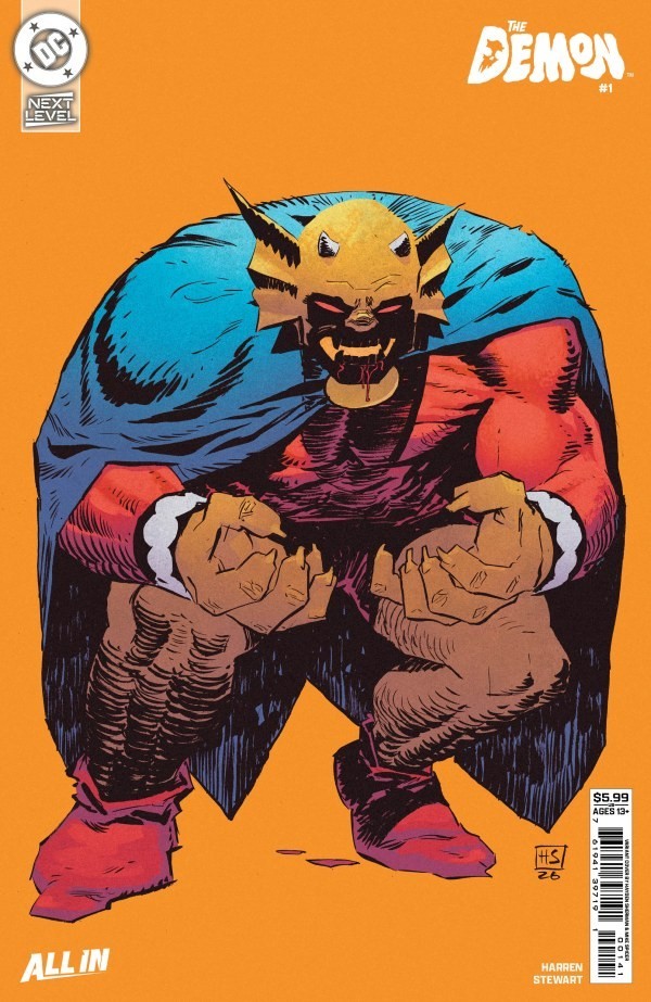 Demon #1 CVR D Hayden Sherman Next Level VAR 10/7/26 DC Comics