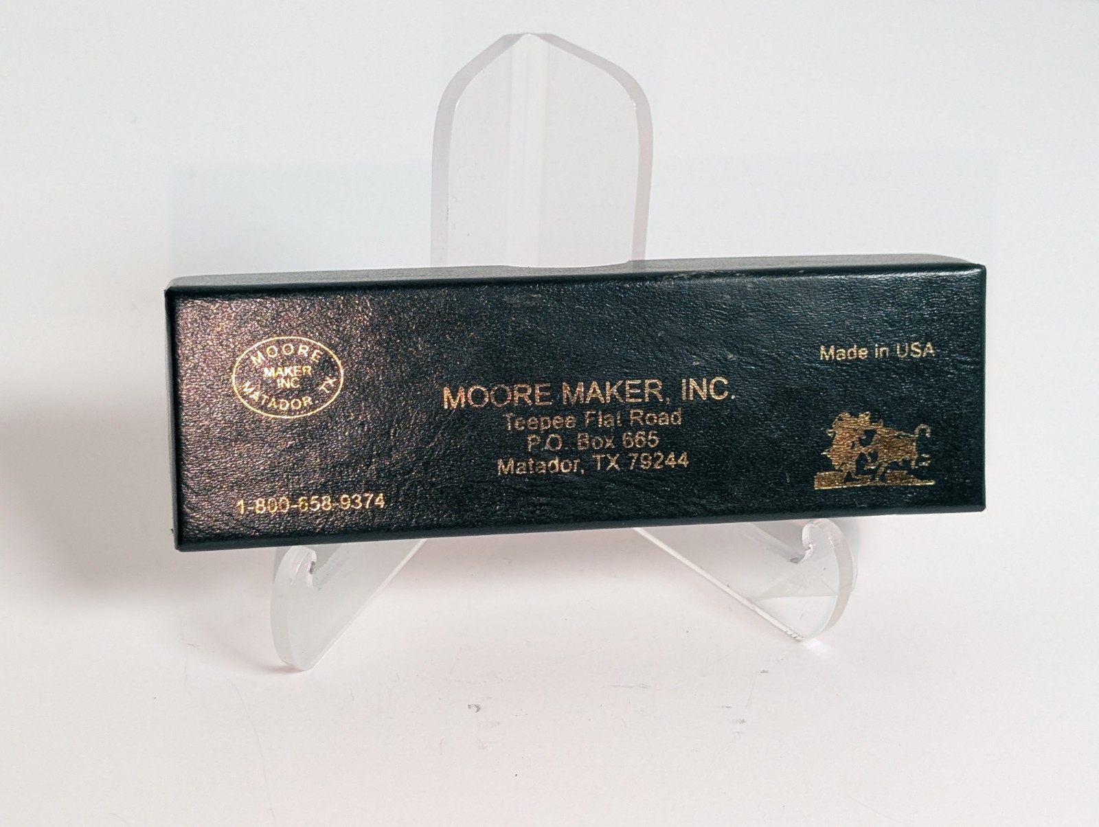 Moore Maker 3100LB Lockback Pocketknife Yellow Stainless Goodyear Gadsden AL