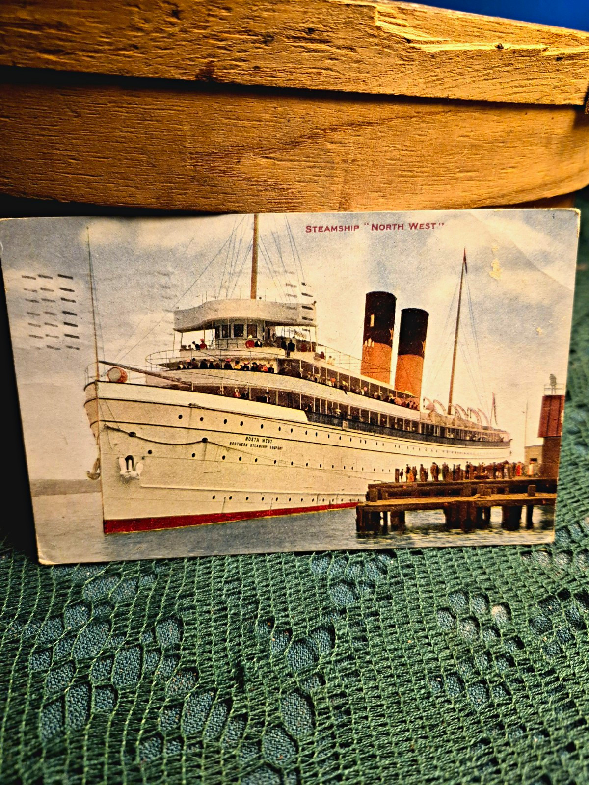 Antique Postcard Steamship Northwest  Hmmon Pub. Co. No. 1508
