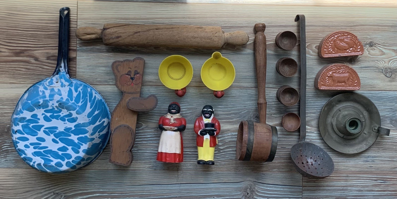 Vintage Antique American Primitive Country Farmhouse Rustic Kitchen Collection 