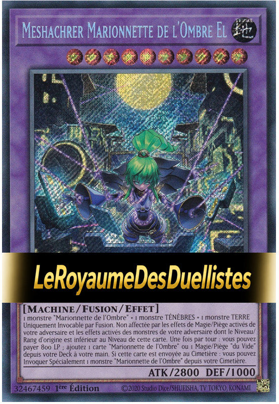 Yu-Gi-Oh Meshachrer El Secret Shadow Puppet Rare BLGG-FR022 1st FR