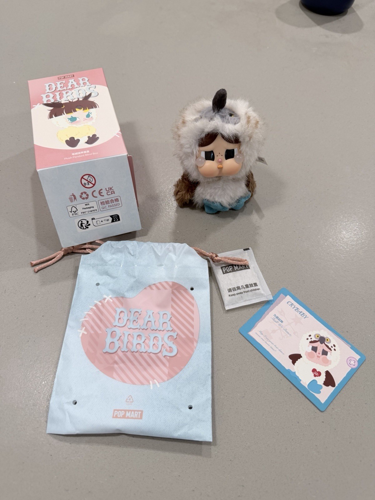 Pop Mart Dear Birds Series - Crybaby - Shall We Dance