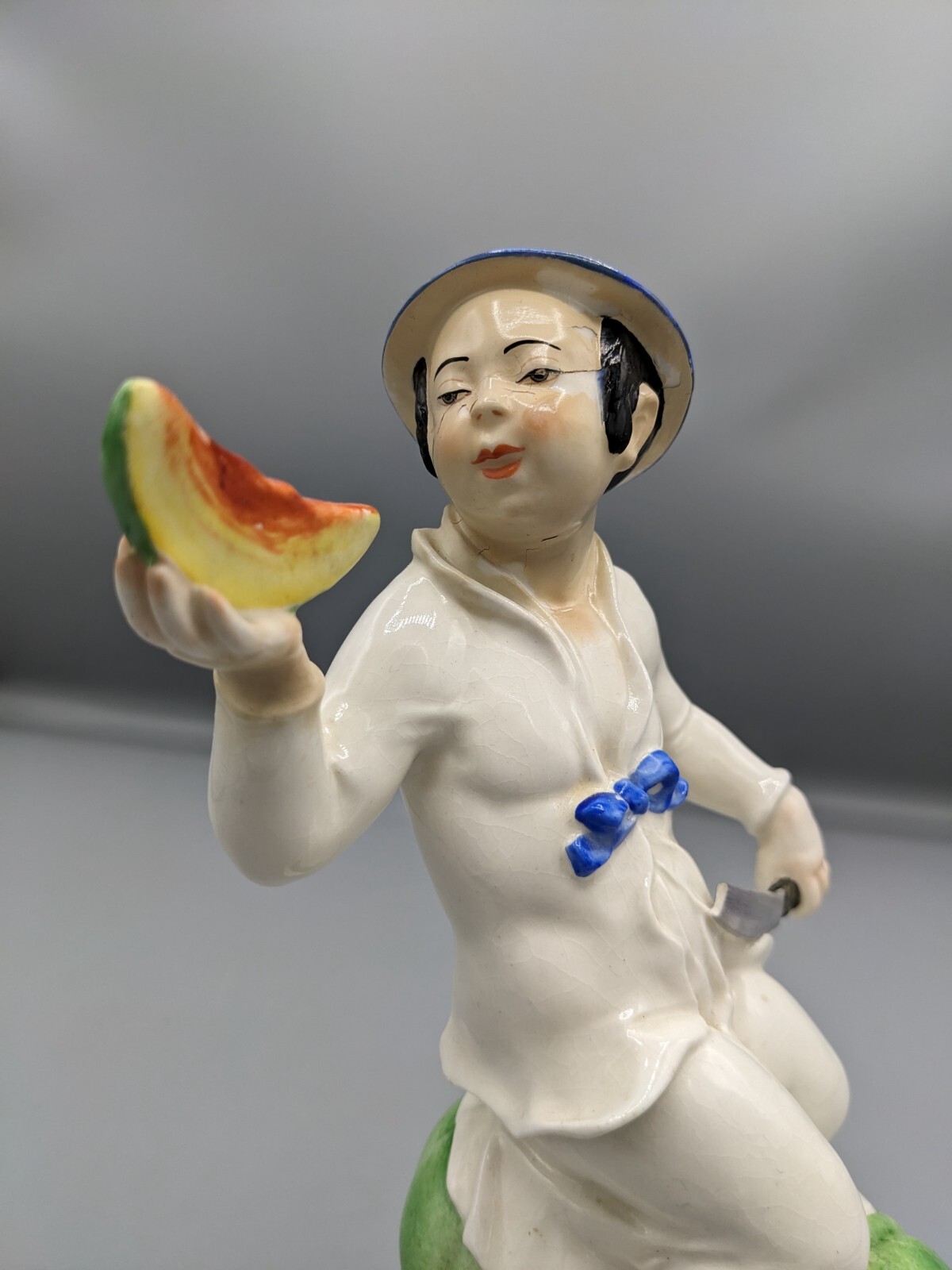 Antique German Schwarzburger Art Nouveau Porcelain Figurine 9