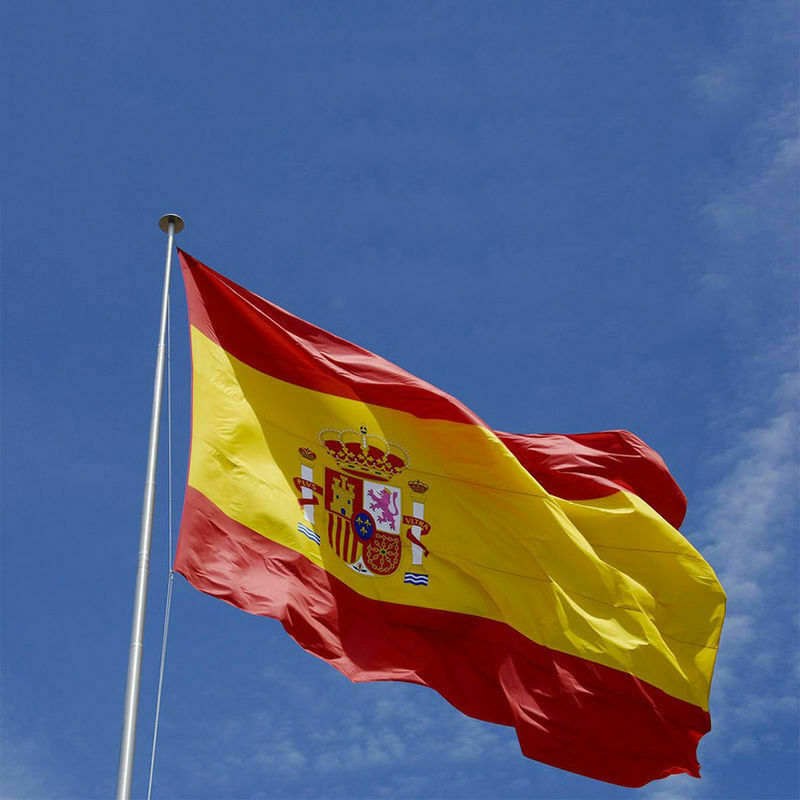 SPAIN FLAG SPANISH NATIONAL FLAG 150x90cm, 5x3ft Full Size