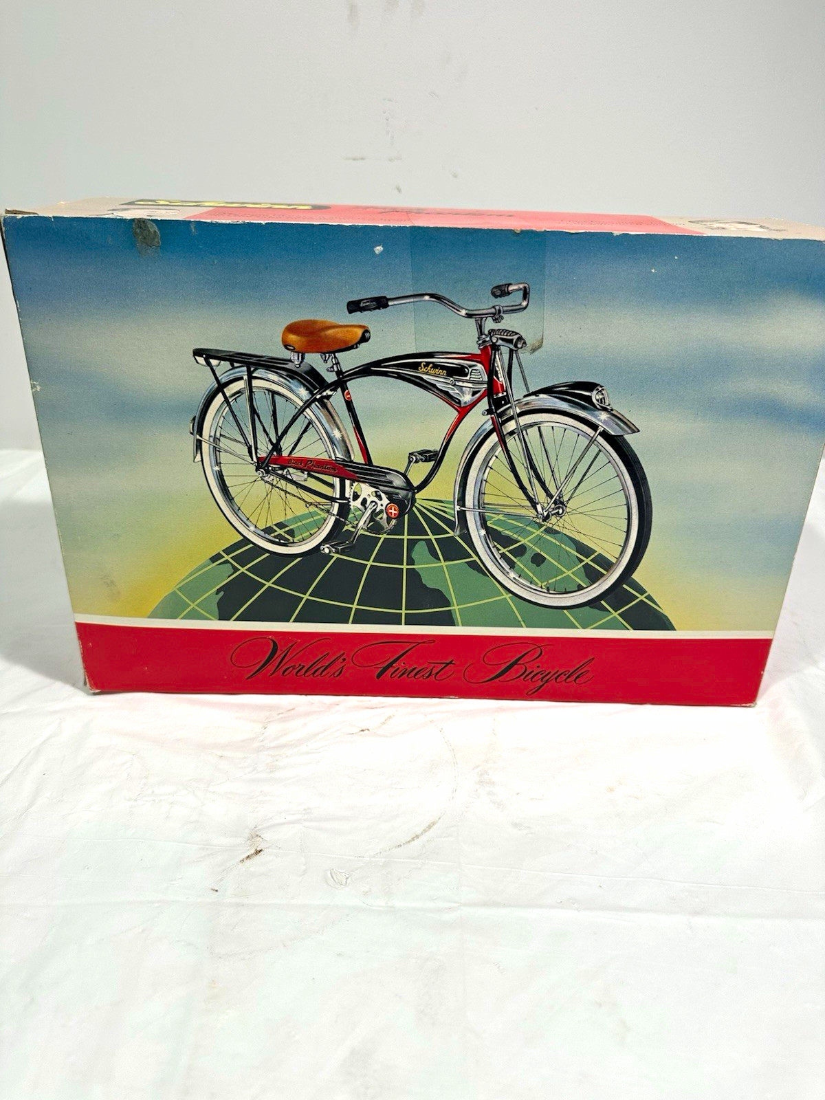 Schwinn Black Phantom 1:6 Scale Die-Cast Bicycle Model w/ Box & COA