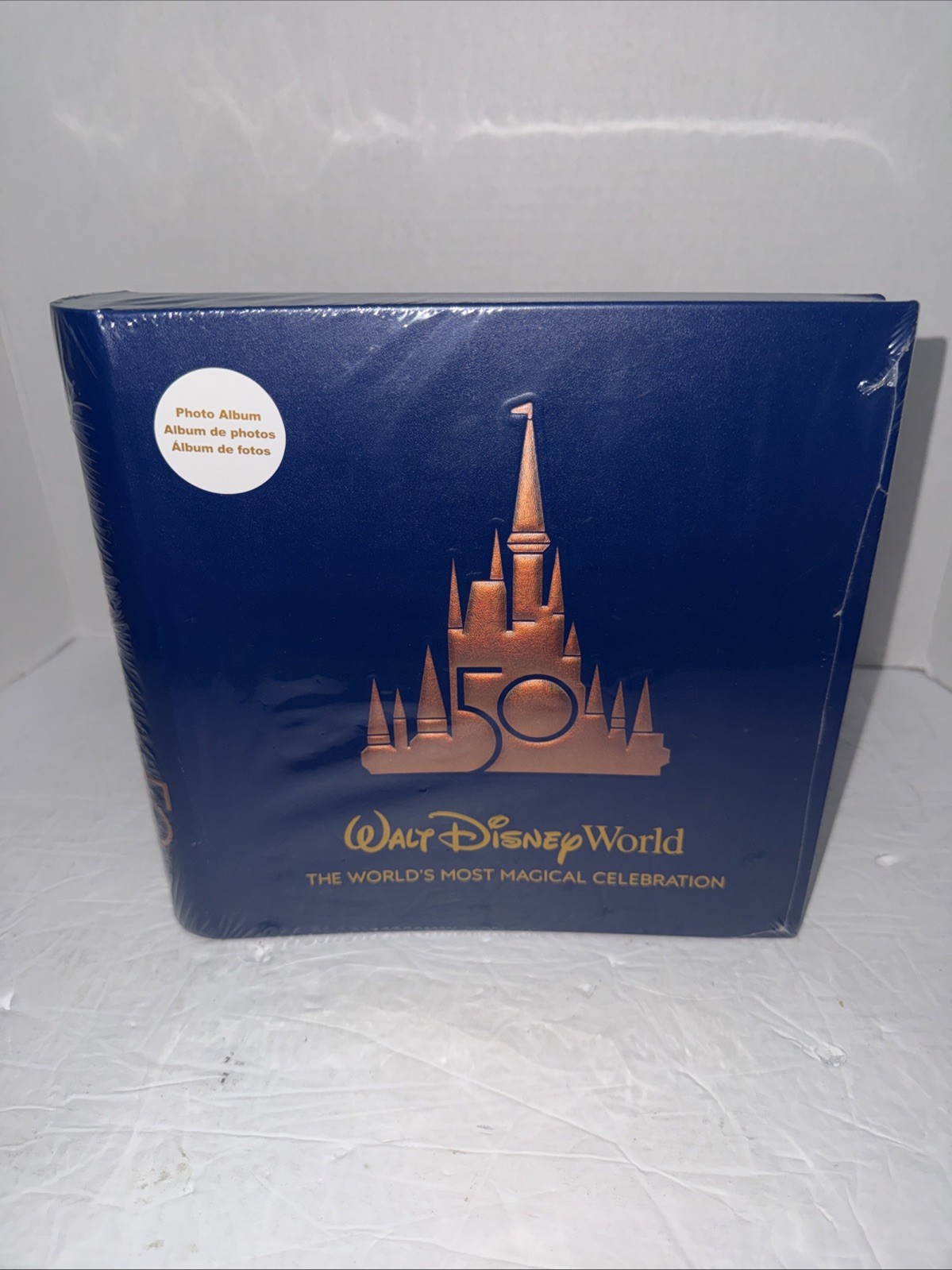 Walt Disney World 50th Anniversary Photo Album Mickey Mouse Castle Sealed New
