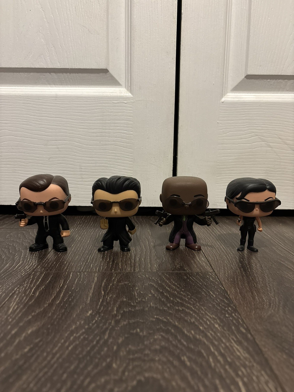 Funko Pop The Matrix OG LOT #157 Neo #158 Agent Smith #159 Morpheus #160 Trinity Funko Pop The Matrix OG LOT #157 Neo #158 Agent Smith #159 Morpheus #160 Trinity