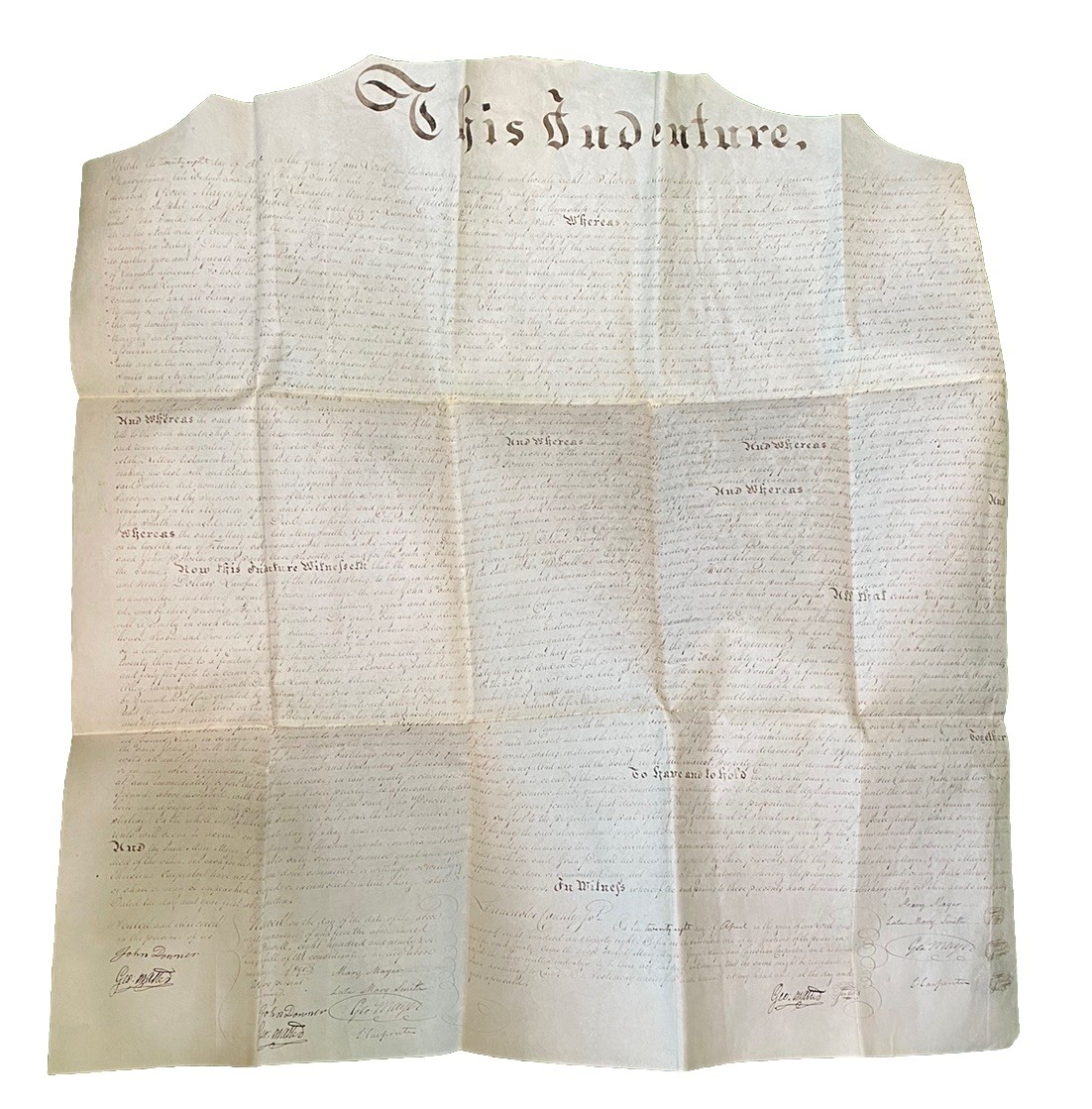 Antique 1828 Vellum Indenture Carlisle Township Cumberland County Pennsylvania Antique 1828 Vellum Indenture Carlisle Township Cumberland County Pennsylvania