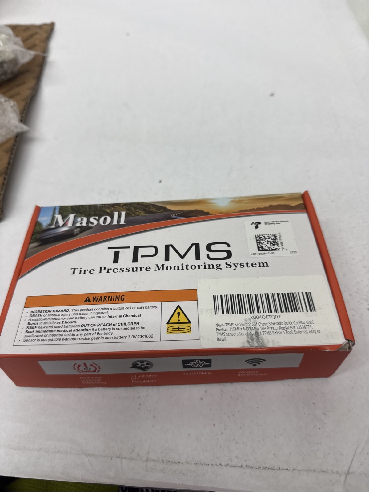 Masoll TPMS Sensor for GM Chevy Chevrolet Silverado Buick Cadillac GMC New