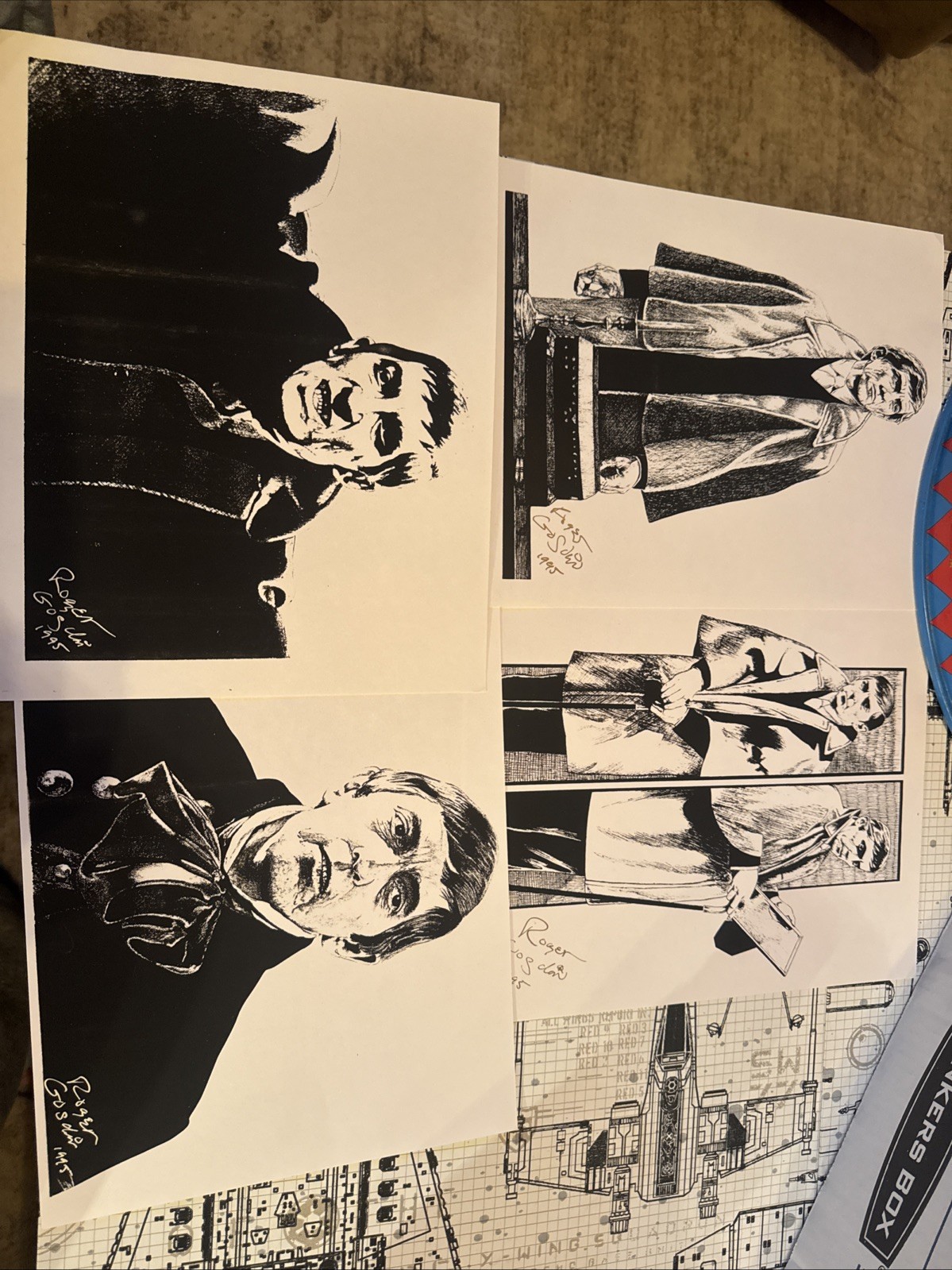 Dark Shadows Prints - Artist Signed 1995 Roger Gosdin- Rare And Very Collectible