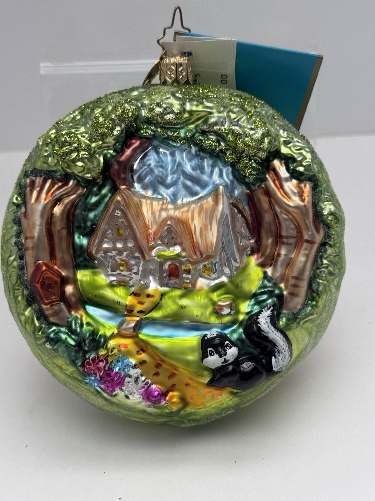 2006 Radko Poland “Dwarf Cottage” Medallion Style Rare Christmas Ornament 