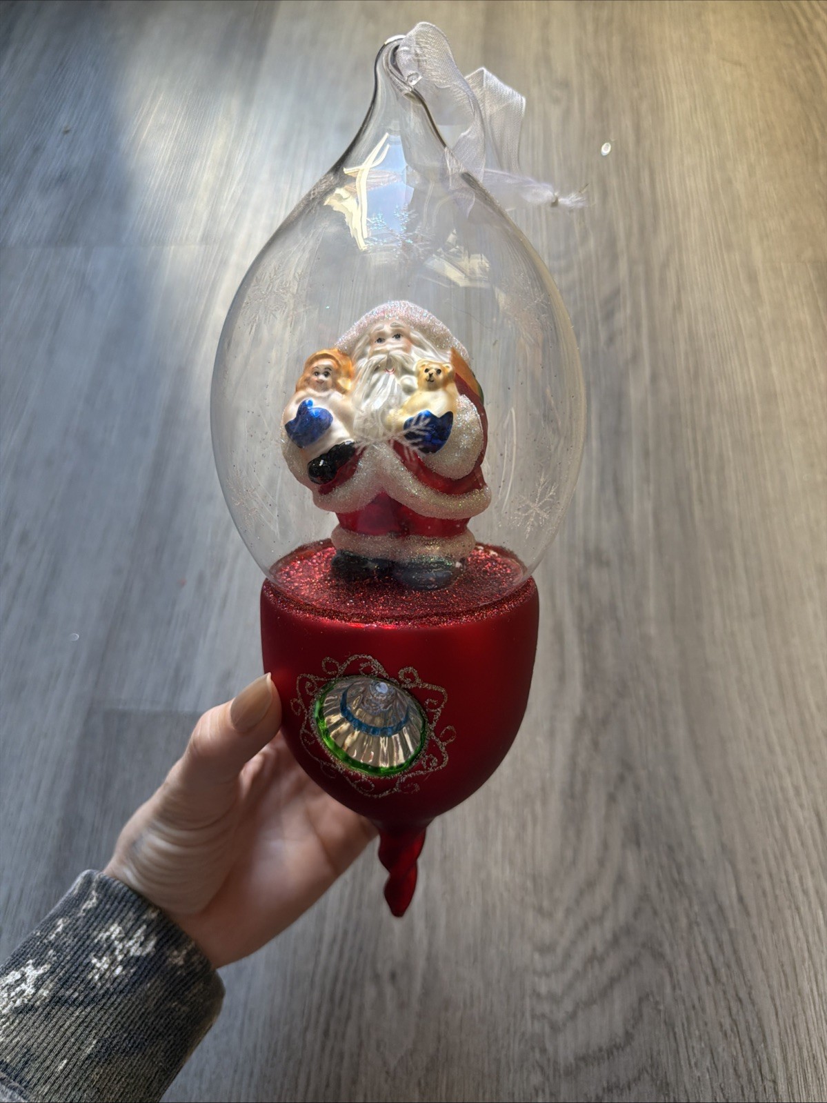 Large Hand blown Glass Ornament - Christopher radko 
