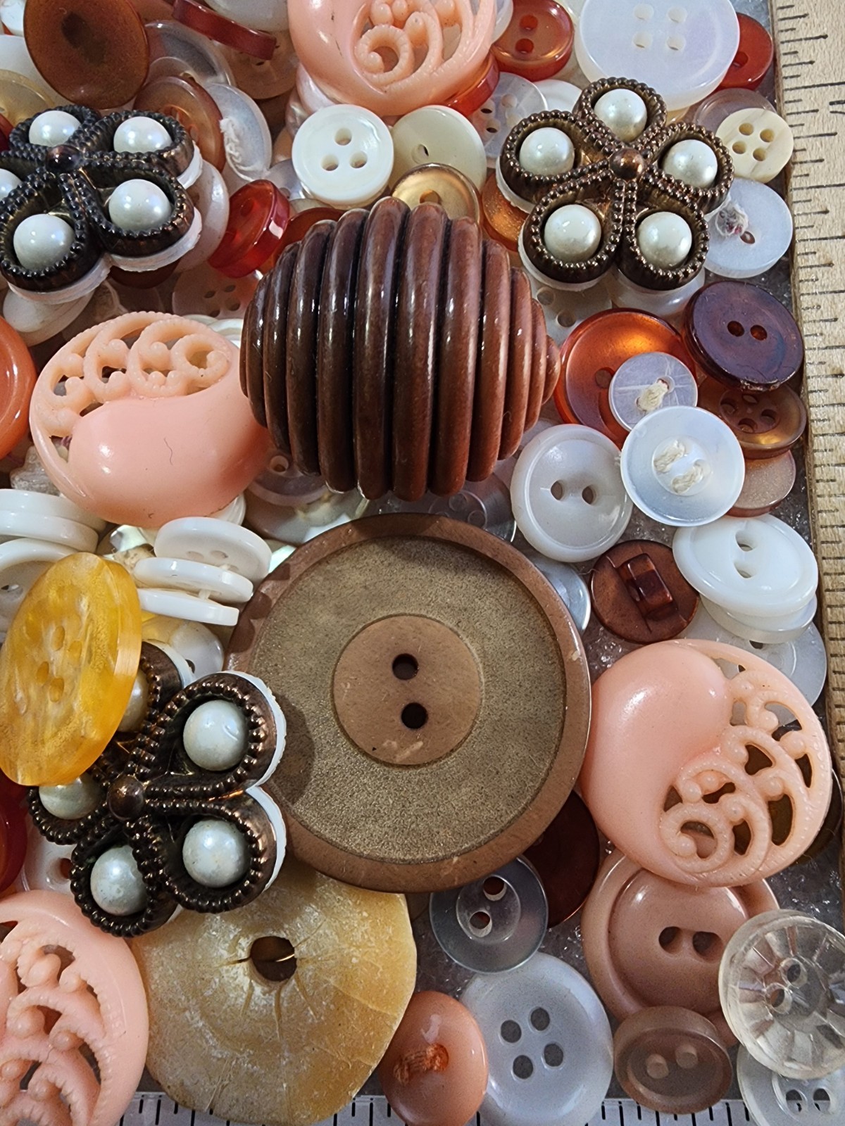 250 Buttons - Mostly Vintage from Estate Collection - #16