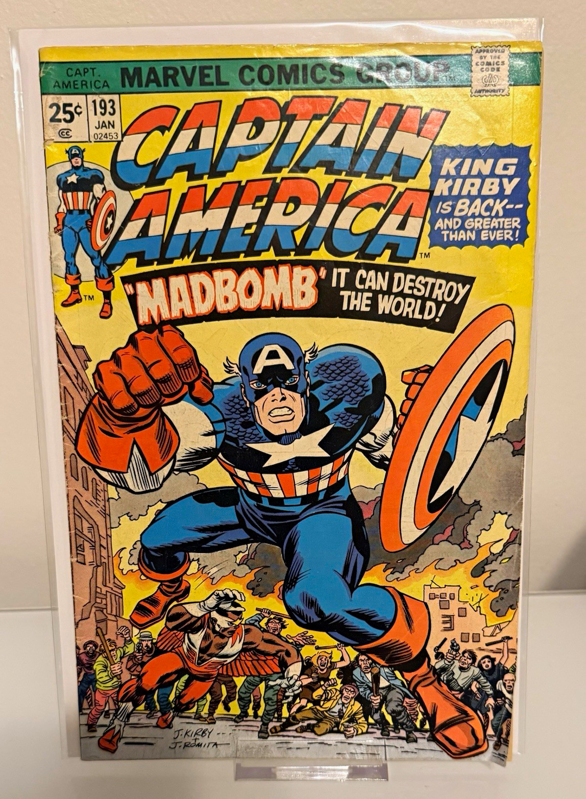 Captain America #193 1976 First appearance of Madbomb