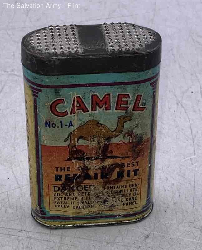 Vintage H.B. Egan Manufacturing Co. Multicolor Camel Repair And Patch Kit Tin