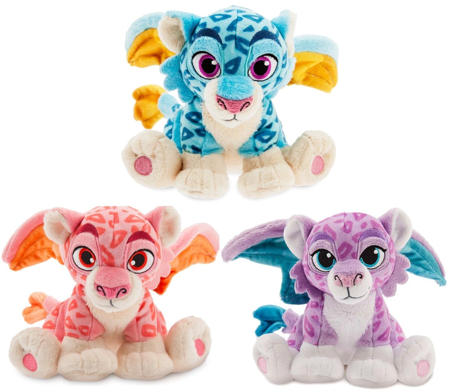 NEW Disney Elena of Avalor Baby Jaquin 3 Plush Set Mingo Zoom Estrella Bean Bag