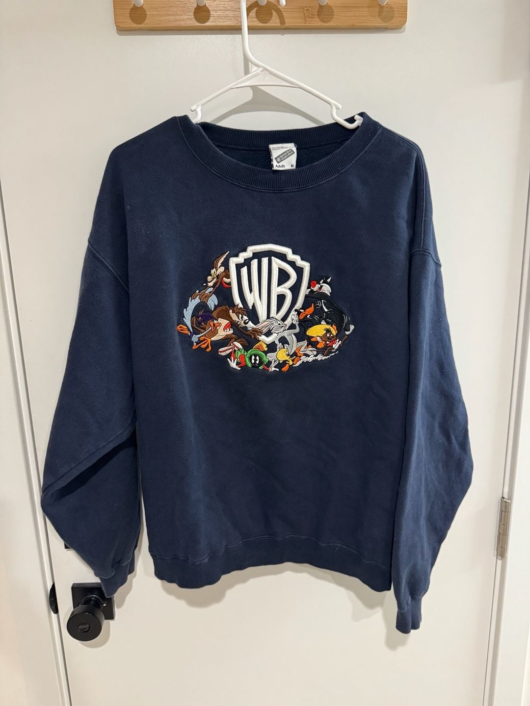 Vintage Warner Bros Studio Store Looney Tunes Navy Size M