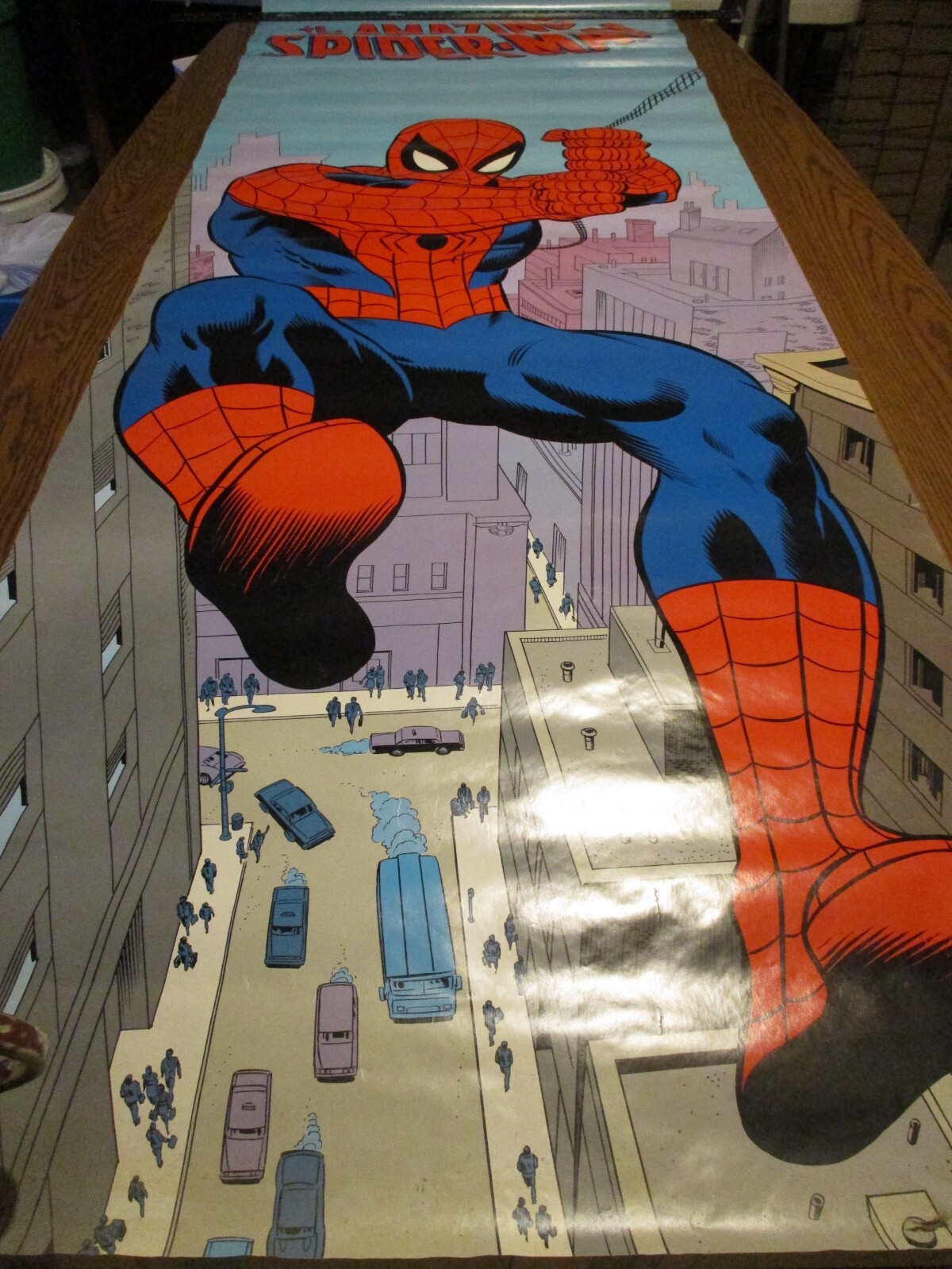 Spiderman 1987 Large Door Size Poster Marvel Portal Publications BL132 74 x 26 Spiderman 1987 Large Door Size Poster Marvel Portal Publications BL132 74 x 26