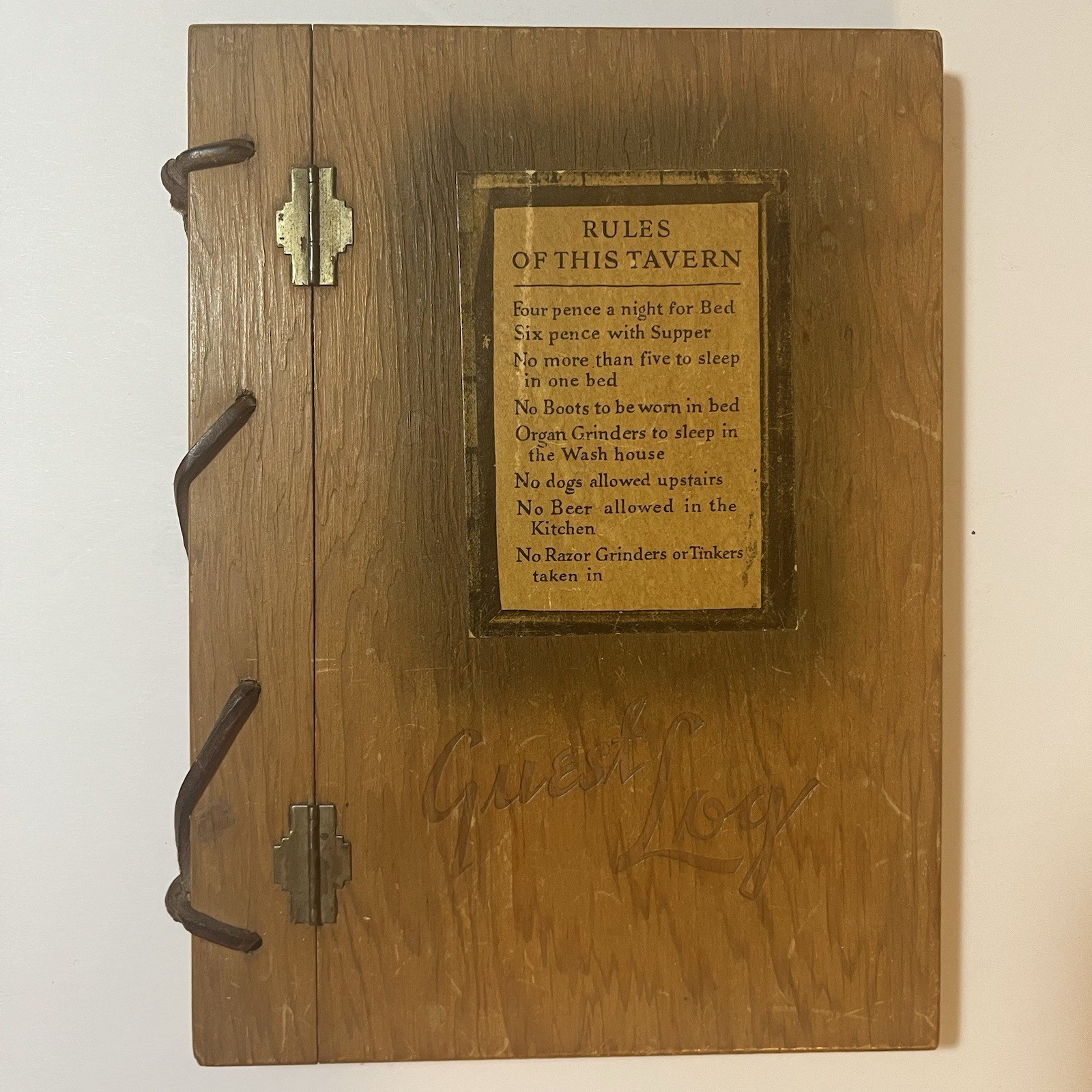VTG 1939 Guest Log Book 