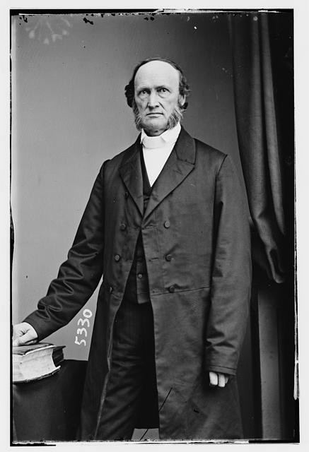 Photo:Rev. H.F. Pease 1860s Portrait Clergyman Studio Photo