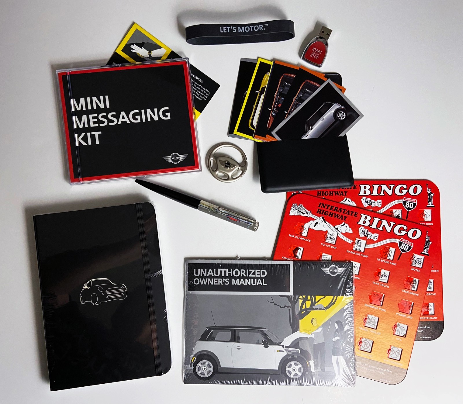 Rare 2006 MINI Cooper Owner Welcome Gift Box Promo Memorabilia Set - never used