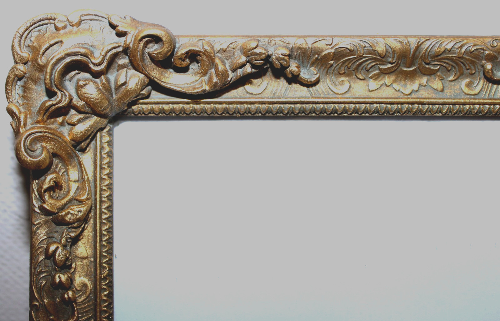 SM ANTIQUE FIT 6 X 8 FRENCH BAROQUE PICTURE FRAME ORNATE WOOD GOLD GILT FINE ART
