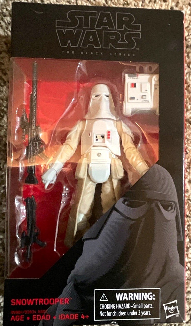 Hasbro Star Wars Black Series Snowtrooper #35 Empire Strikes Back 2013 Hasbro Star Wars Black Series Snowtrooper #35 Empire Strikes Back 2013