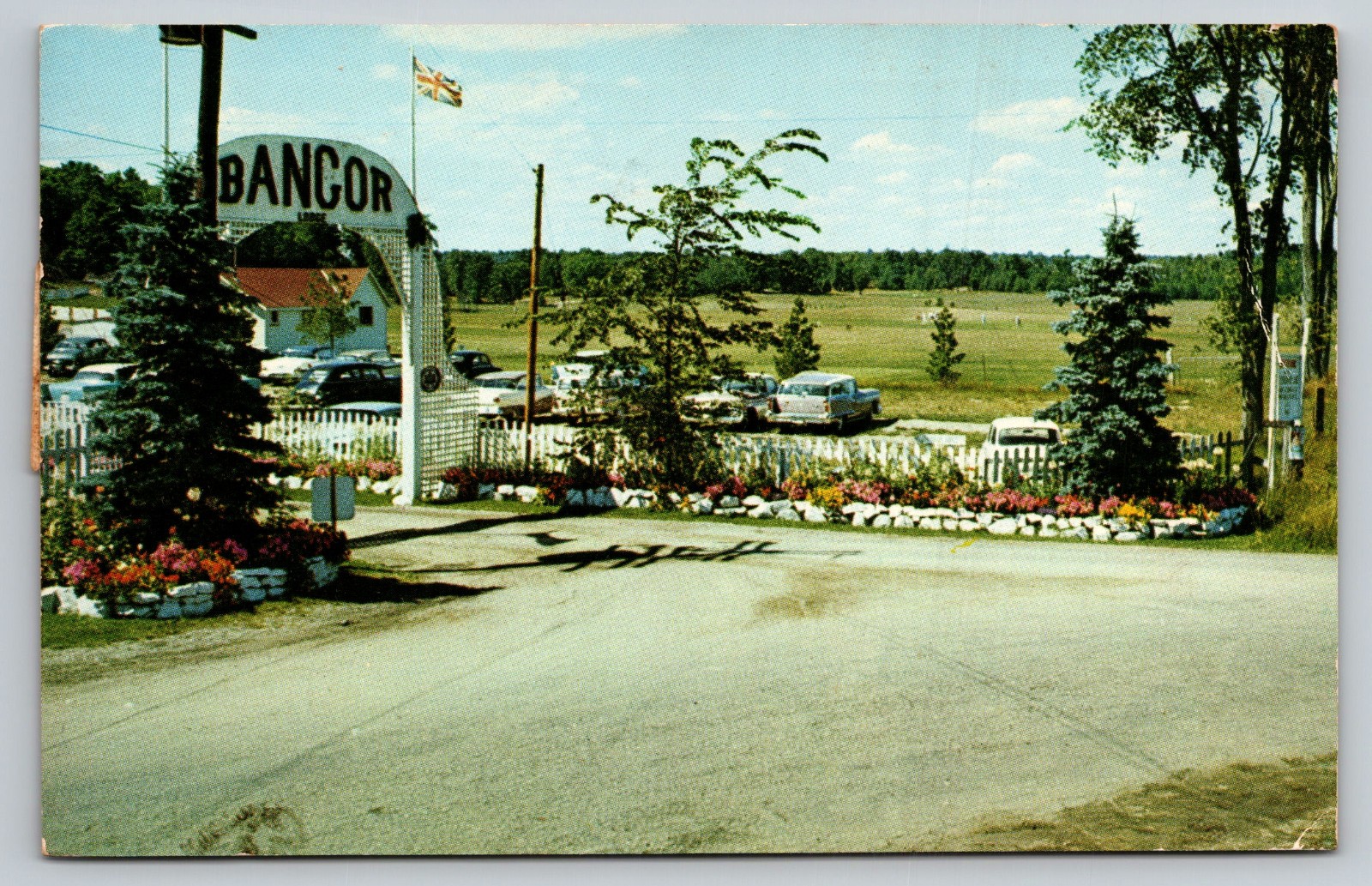 Bracebridge Ontario Canada Bangor Lodge Golf Coarse Muskoka c1959 Postcard