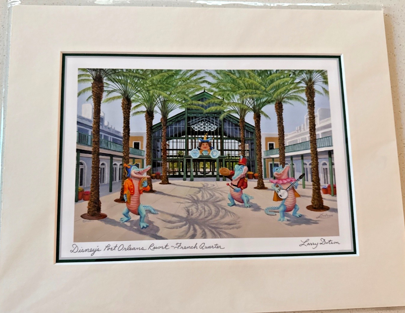 Disney's Port Orleans French Quarter Resort Vacation Memories Print 14x11