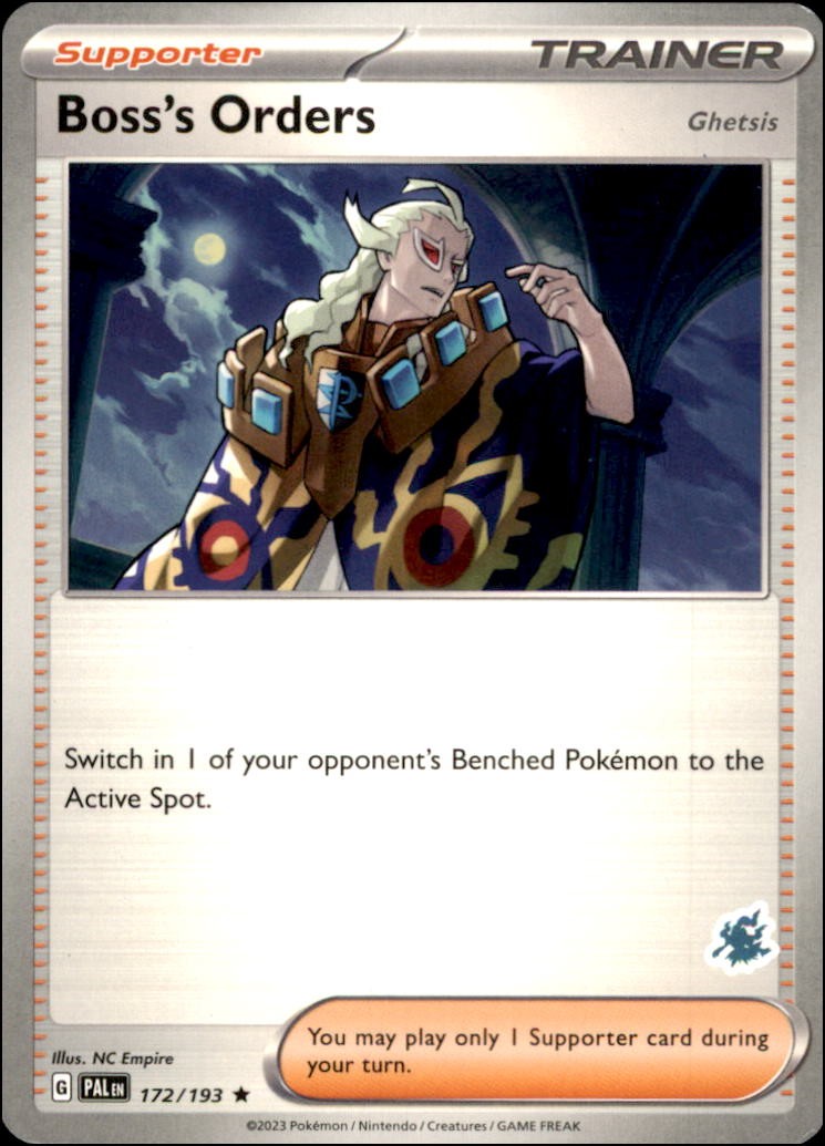 Pokemon - Boss\'s Orders - Darkrai Deck #172/193 - Battle Academy 2024 Rare