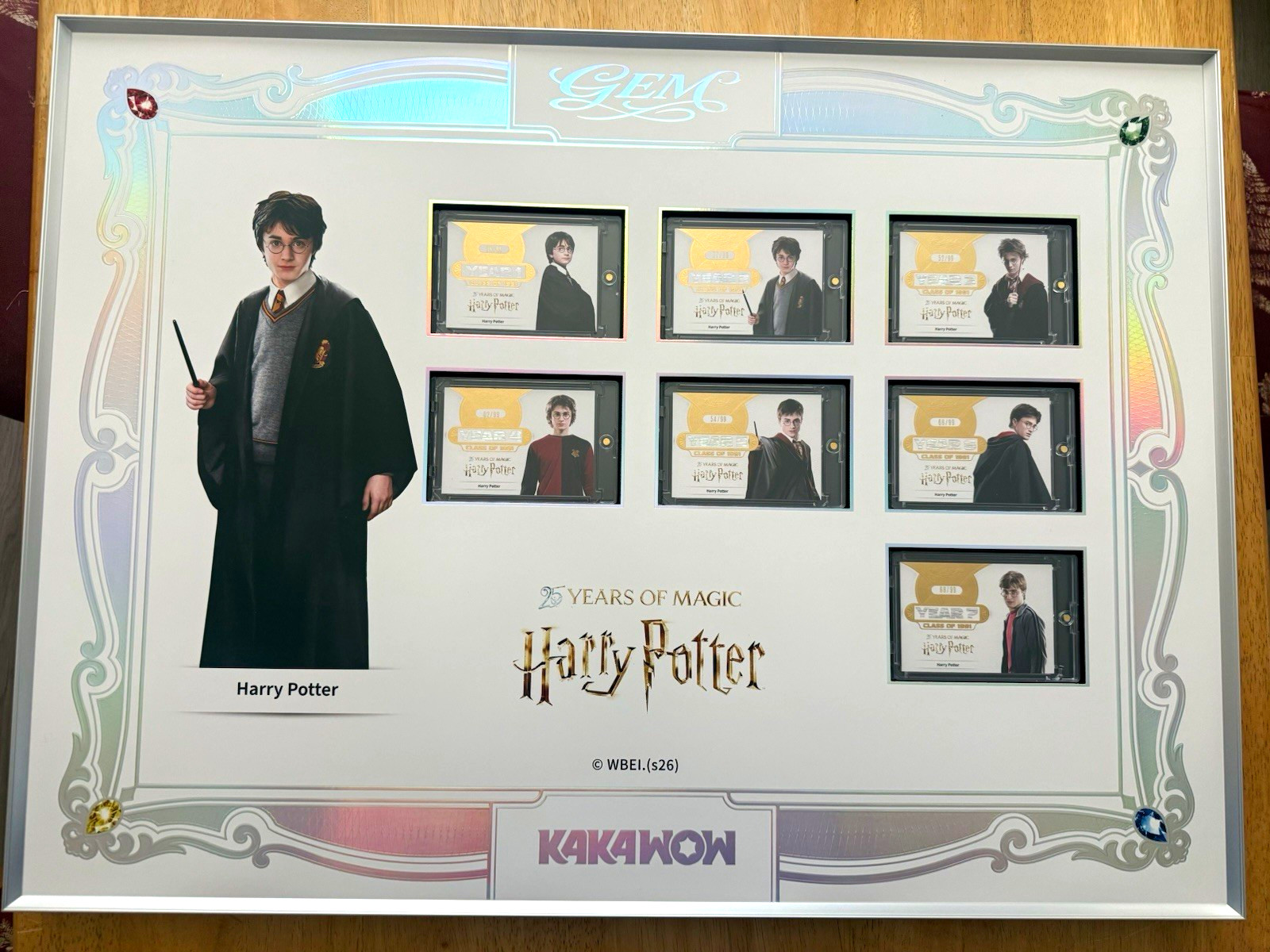 All 4 Kakawow 25 years of Magic Frames. 3 Redemption frames and 1 /50 frame All 4 Kakawow 25 years of Magic Frames. 3 Redemption frames and 1 /50 frame