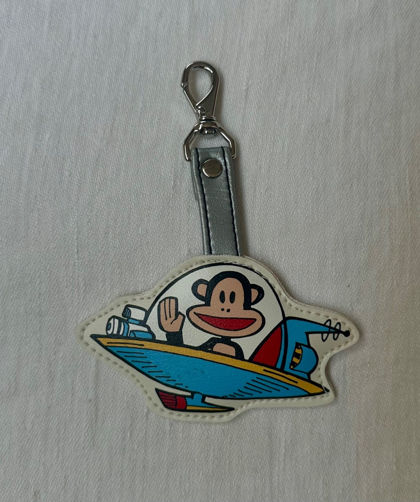 Paul Frank Julius The Monkey Spaceship/Plane Key Chain Bag Clip Charm Paul Frank Julius The Monkey Spaceship/Plane Key Chain Bag Clip Charm