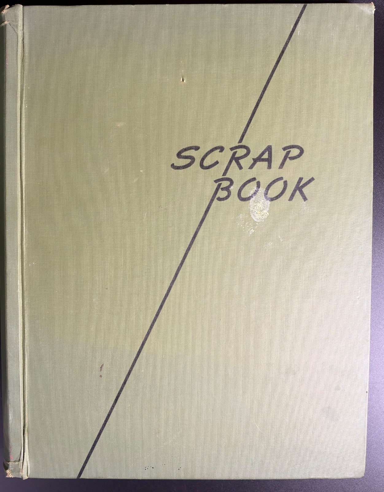 1950's Vintage Large Format Scrapbook and Photo Album-75 Photos