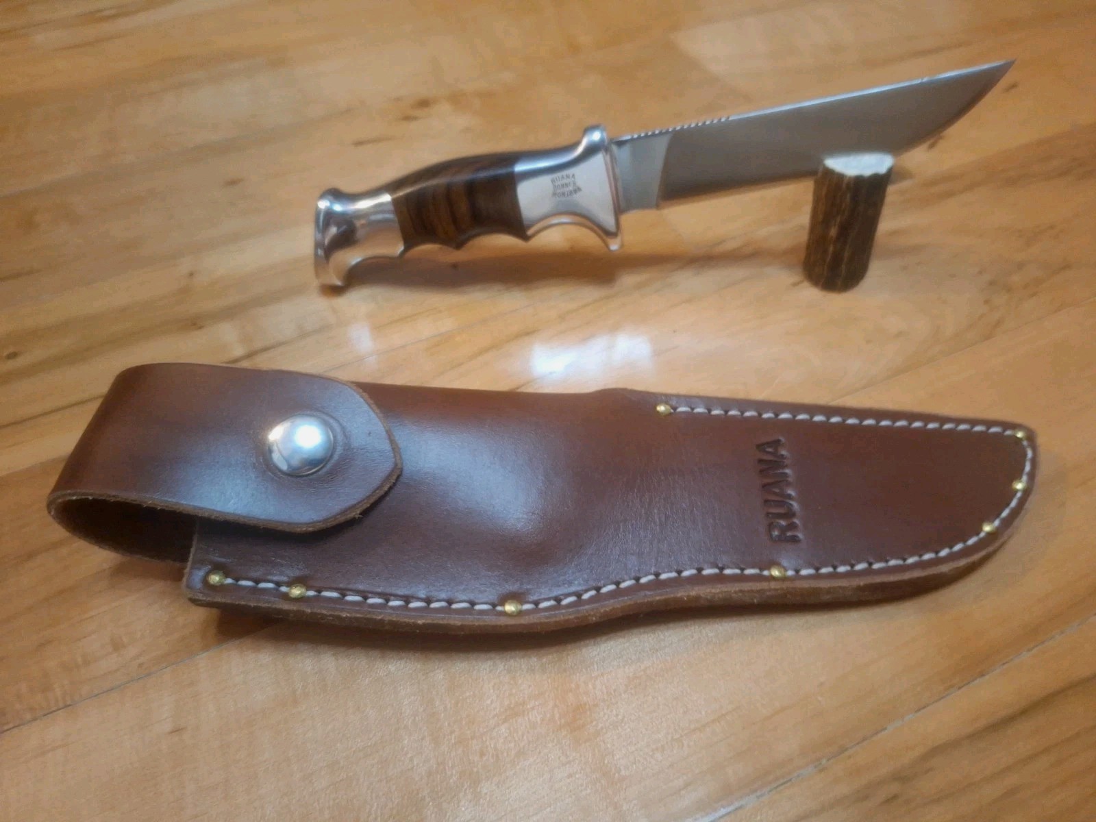 RUANA BONNER MT. KNIFE 21A SPECIAL IRONWOOD HNDL NEW MINT COND