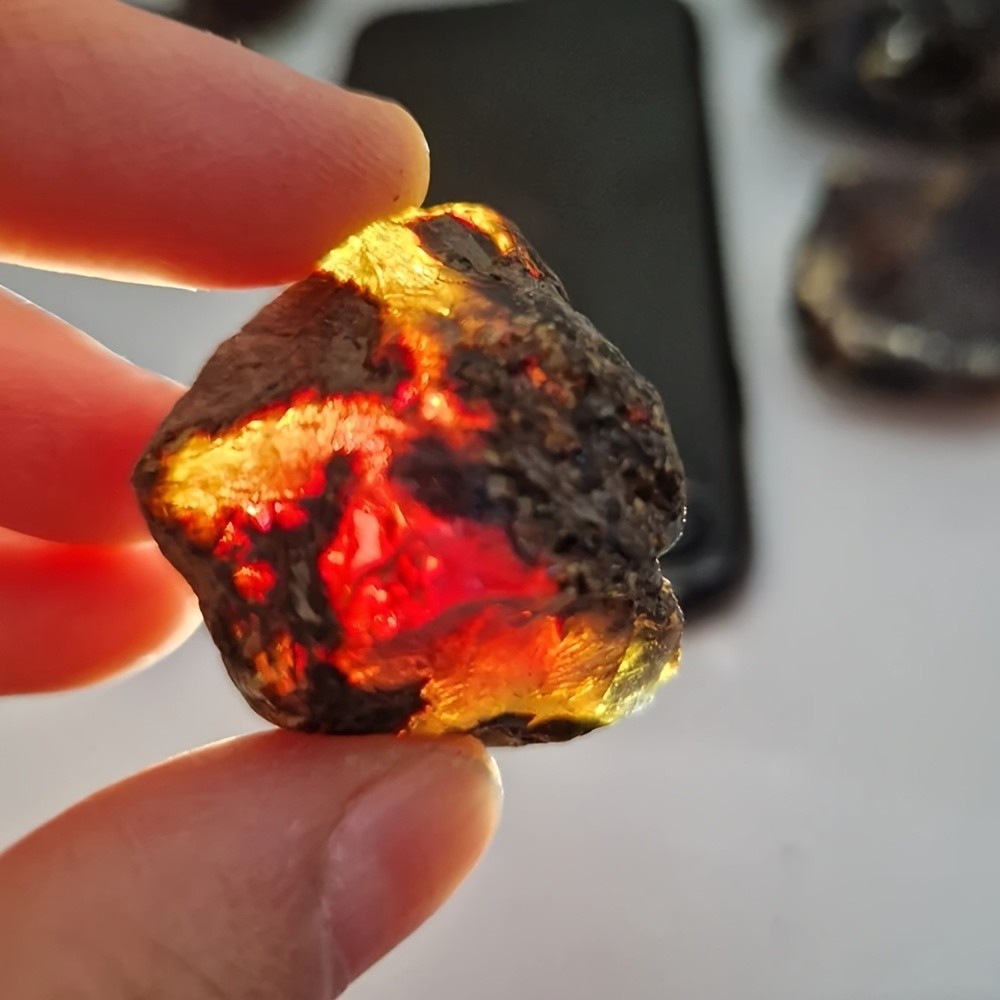3pc 60G Amber Raw Stone Wholesale Healing Good Quality Rough Freedom Home Gift