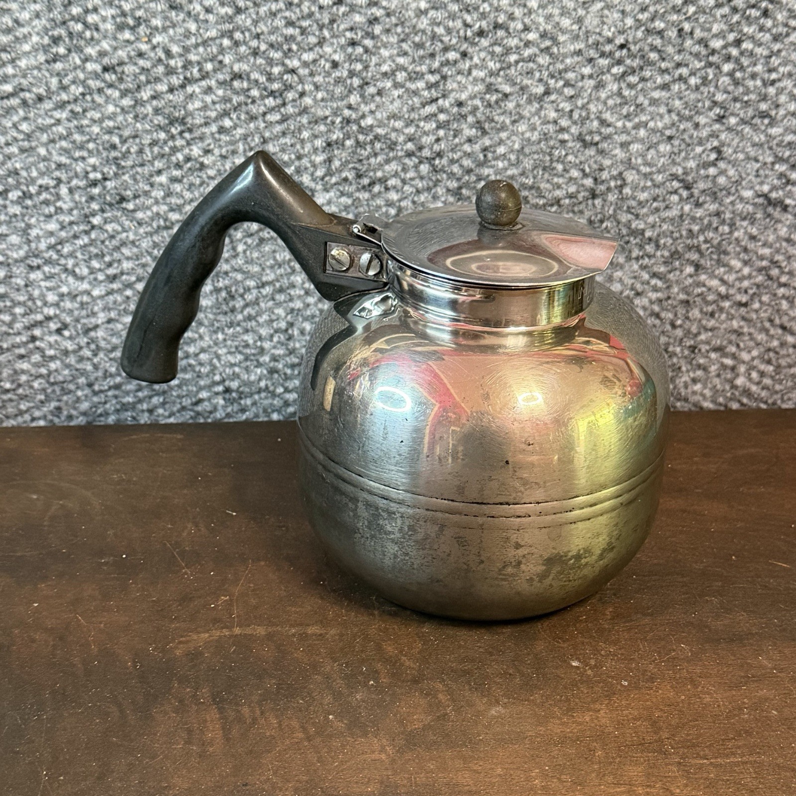 Vintage Stainless Steel Chicago NICRO Coffee Pot Pitcher Mod 500