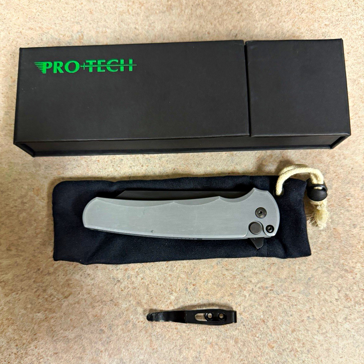 MAGNACUT Pro-Tech Malibu Manual Folding Pocketknife Tanto  + Lynch NWC Clip