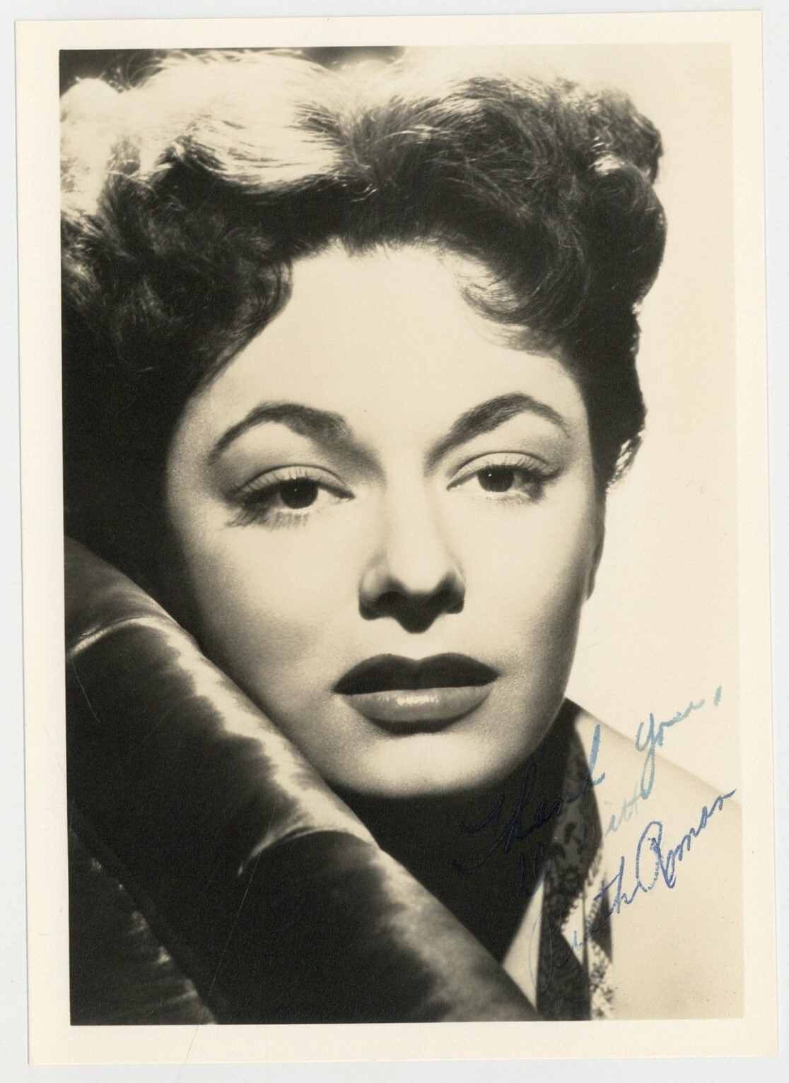 Ruth Roman 1945 Hand Signed 5x7 Actress Jungle Queen Photo Portrait J14200 Ruth Roman 1945 Hand Signed 5x7 Actress Jungle Queen Photo Portrait J14200