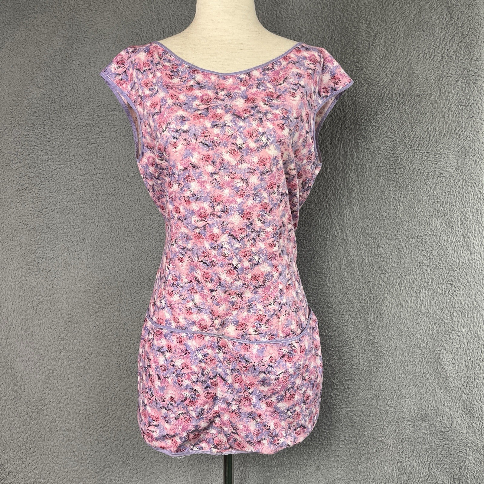 Vintage Homemade Full Apron One Size Fits Most Pockets Farmhouse Country Cottage