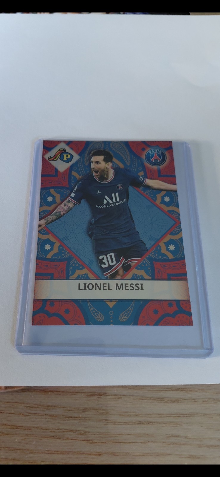 Lionel Messi #126 PSG Panini FC Football Cards 2022-23 Paris Saint-Germain