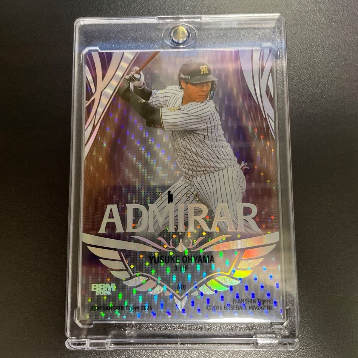 BBM 2026 Hanshin Tigers Yusuke Oyama Player ADMIRAR Limited to 50 BBM 2026 Hanshin Tigers Yusuke Oyama Player ADMIRAR Limited to 50
