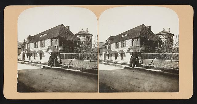 Photo:St. Augustine Florida Oldest House 1901 Historic Home Stereoview