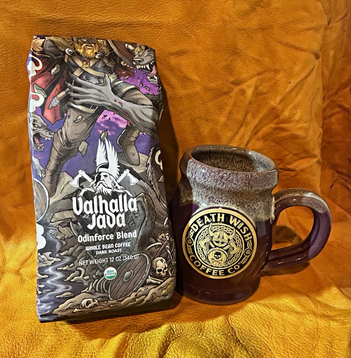 Death Wish Coffee Co. Deneen pottery Valhalla Java limited bundle.