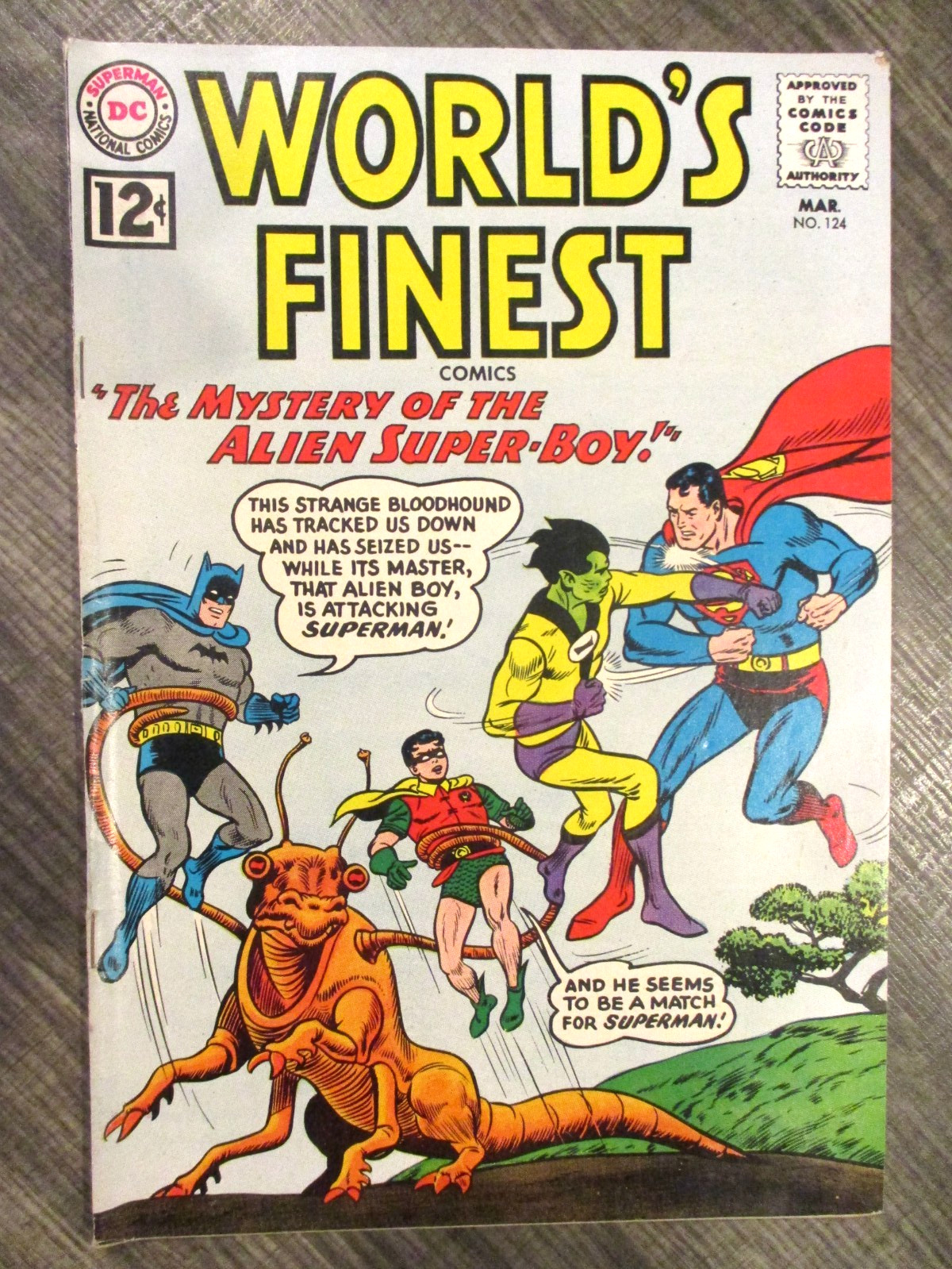 WORLD\'S FINEST #124 - 1961 DC - VG+, CURT SWAN/SHELDON MOLDOFF COVER