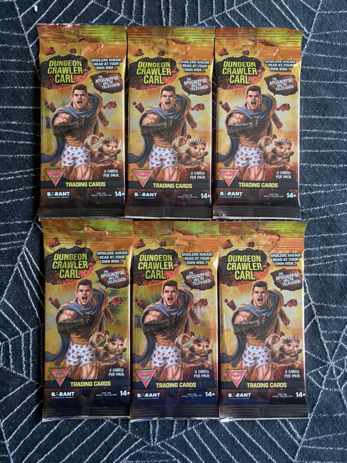 Dungeon Crawler Carl Series 1 Trading Card Sealed Packs Borant Princess Donut X6 Dungeon Crawler Carl Series 1 Trading Card Sealed Packs Borant Princess Donut X6