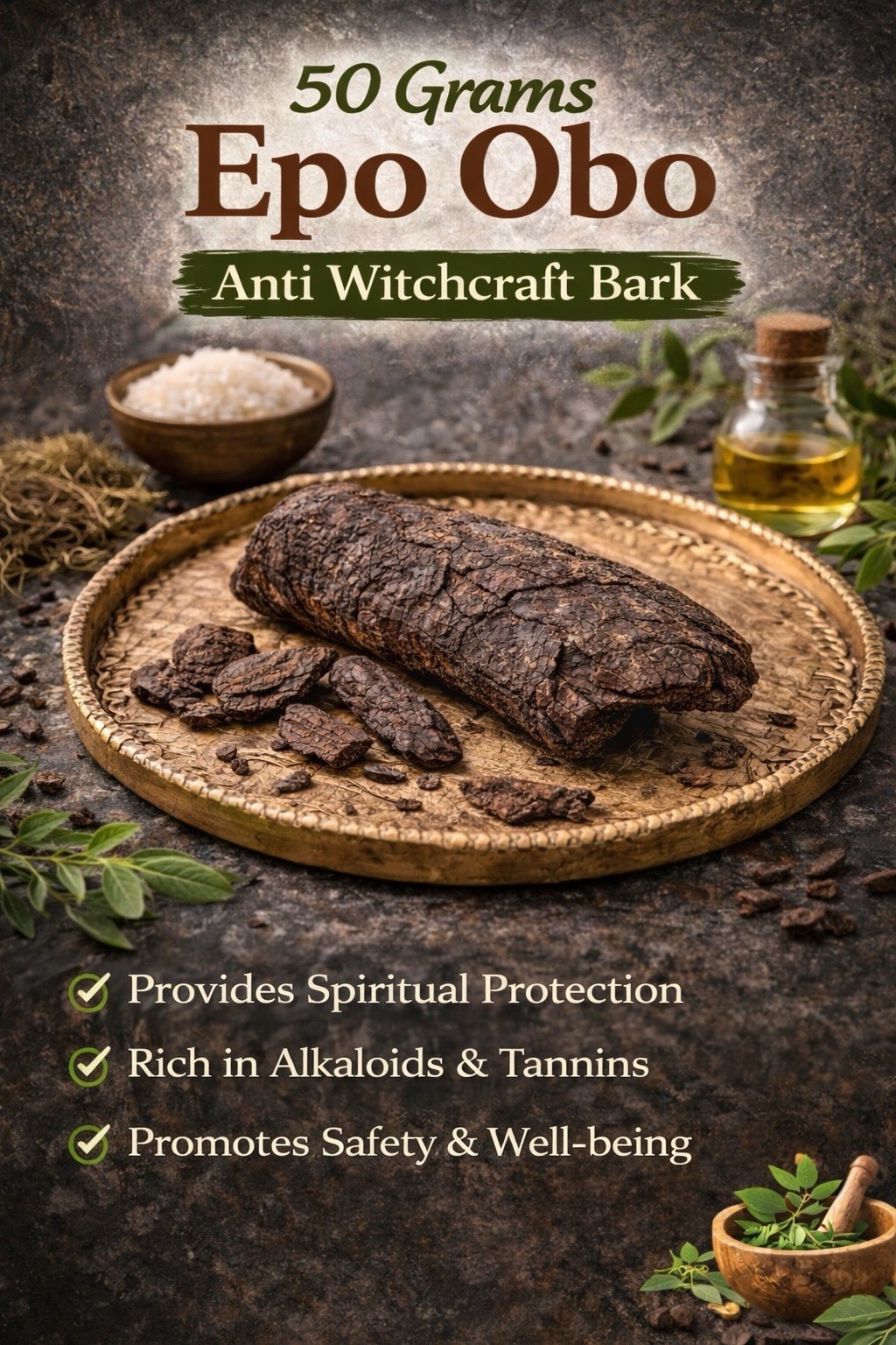 Epo Obo bark Anti Witchcraft-50G Epo Obo bark Anti Witchcraft-50G